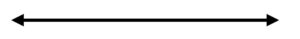 double-ended arrow